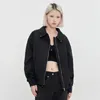 Vestes Femmes Vintage Plissé Plissé Coupe-vent Manteaux Pour Femmes Filles Conception Zip Up Y2k Streetwear Coupe-Vent Vêtements D'hiver Vêtements D'extérieur