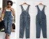 Hela 2017 nya kvinnors damer baggy denim jeans i full längd pinafore dungaree övergripande jumpsuit3741895