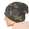 Berets Noite Jardim Balde Chapéu Sun Cap Flor Padrão Floral Vintage Retro Simples Botânico Escandinavo Dobrável Ao Ar Livre Pescador