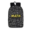 Sacs Expérience scientifique/formule mathématique sac à dos sacs d'école pour enfants pour adolescents garçons filles sac à dos femmes hommes sac à dos enfants sac de livre