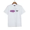 Summer Men t shirt designer t skjortor män kvinnor mode graffiti tryck brev grafisk tee casual high street kort ärm topp high-end bomull plus size tee