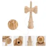 1PC 6CM Houten Kendama Grappige Splicing Vaardigheid Creatieve Kendama Vaardigheid Bal Voor Yard Stadion Home Park Zwaard bal 240113