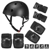 Gear 7 Teile/6 Teile/satz Kinder Junge Mädchen Schutzhelm Knie Ellenbogen Pad Sets Kinder Radfahren Skate Fahrrad Helm Schutz Sicherheit schutz