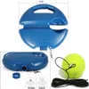 1 set Allenatore di tennis Allenamento professionale Strumento primario Autoapprendimento Palla di rimbalzo Esercizio Palla da tennis Strumento per pratica di tennis al coperto 240113