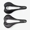 Selles Large Selle entièrement en carbone siège de vélo de route montagne vtt Selle de vélo Selle ultralégère en Fiber de carbone coussin de siège de vélo pièces de vélo