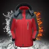 Mens Clothing FleeceLined Jacket Autumn Winter Men Casual Sports Windbreaker Hiking Outdoor Outfits Padded Jackets Coat 240113