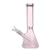 Heady Glass Bongs Hookah/10インチガラス水ギャンピンクビーカーウォーターパイプ