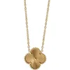 Luxury Design Gold Clover Pendant Necklace Bracelet Titanium Steel Jewelry for Women Gift Dbebl