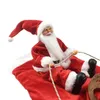 鹿のジャケットコートペットアパレルコスチュームに乗っている楽しいペットドッグクリスマス服サンタクロース240113のためのアパレルコスチューム