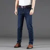 Stretch Autumnwinter Mens Jeans Style Straight and Versatile Long Pants 240113