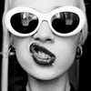 Sunglasses 2024 Punk Small Frame Women's Retro Men's Glasses Trend Designer Star Party Goggles High Quality UV400