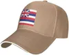 Bandeira dos bonés de bola do Havaí. Boné de beisebol unissex serve para homens e mulheres ajustável chapéu de pai sanduíche