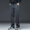 Jeans en tissu Lyocell amélioré pour hommes, ample, droit, taille élastique, pantalon en Denim décontracté, épais, grande taille 5XL, hiver, 240113