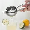Exprimidor de frutas de limón de acero inoxidable Exprimidor de naranjas multifunción Presión manual de jugo Herramientas de frutas de cocina 240113