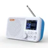 Radyo DAB/DAB + FM Dijital Radyo LED Hoparlör Taşınabilir Mini FM Radyo MP3 Müzik Çalar Teleskopik Anten Handfree Multimedya Oyuncu