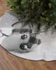 Christmas Decorations Winter Snowman Snowflakes Tree Skirt Xmas Decor For Home Supplies Round