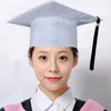 Berets Tassels Graduation Hat Academic Doctoral College Students Graduate Costume DXAA