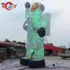 Activités de plein air 6 m 20 pieds publicité ballon à air gonflable géant astronaute Spaceman dessin animé avec lumière LED à vendre-3