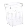 Vases Clear Acrylic Flower Box Water Holder Makeup Cosmetic Organizer Weddings