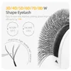 10case/lot MASSCAKU Super Soft 12Lines 3D W Individual Eyelashes Extension Comfortable Premade Volume Fans W Shape Lashes 240113