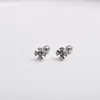 Luxury Brand Designer Earrings for Women CH Chromes Cross Jewerlry Zircon Titanium Steel Jewelry New Heart Ear Ring Girl Eardrop EarStud Valentine Gift AO2X