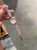 Fashion Luxury women's watch quartz movement 904 stainless steel watch chain