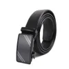 A1062 Custom Hot Automatic Buckle Belt Fashion Commercial Sash Straps Classic Business Black Genuine Leather Belts for Men
