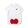 Mulheres Designer Homens Camiseta Puro Algodão High Street Moda Casual Partido Solto T-shirt Tamanho Europeu Amor Casal Camisa Simples Impresso Camiseta