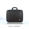 BROCKASES HERRENS BAKS Business Hard Shell Portfölj datorpåse PU Handbag Laptop iPad Tablet Unisex Solid Color Work