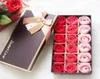 18PCS Rose Soaps Flower Packed Wedding Supplies Gifts Event Party Goods Favor Toilet soap Scented bathroom accessories3938373