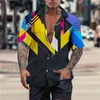 Men's Casual Shirts Fashion Music Hawaiian For Man Clothing Y2k Vintage Short Sleeve 3D Printing Design High-quality Clothes Men