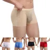 Underbyxor Boxare Boror Mens Shorts Ultratunn Sheer Underpant Underwear Accessories Andningsbara bekväma 2024 Fashion