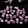 Light Pink Color Cubic Zirconia Stones Round Shape Design Supplies For Jewelry 3D Nails Art Clothes DIY Decorations 518mm 240113