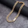 bracelet necklace mossanite Hip Hop Jewelry Ladies 12mm 18K Gold Diamond Necklace Bracelet 925 Silver Iced Out vvs moissanite Cuban Link Chains for Men