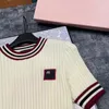 2024 Designer women's Luxury Spring Spice Letter pullover Crewneck embroidered sweater shirt Casual top