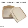 Serviesgoed Sandwich Opbergdoos Bamboevezel Lunchkoffer Herbruikbare Magnetroncontainer Lunchbox