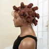 흑인 여성을위한 다채로운 반투 매듭이없는 상자 꼰 s Baby Hair African Braiding 240113을 가진 흑인 여성 합성 풀 레이스 빵 브레이드