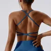 Cloud Hide Sexy Back Sport-Bh Frauen Yoga Crop Top Hause Fitness Workout Unterwäsche Tanzen Weste Plus Größe Laufen Radfahren hemd 240113