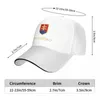 Basker Slovensko Gold 3 Baseball Caps Snapback Fashion Hats Dreable Casual Outdoor Unisex Polychromatic Customizable