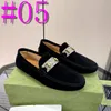 40model 2024 MANDES DÉCRIEURS BLUE MOCCASINS MOCCASINS Italien Slip on Hen Habille Original Male Office Party Mariage Drive Chaussures Taille 38-46