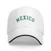 Bérets Mexique Football Casquettes de baseball Snapback Chapeaux de mode respirant décontracté en plein air pour hommes et femmes polychromatiques