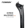 TOSEEK Carbon Seatpost 272 316mm Length 400mm Matte Black MTB Road Bike Seat Post Tube Bicycle Parts Canoe 240113