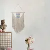 Wandteppiche, Makramee, gewebter Wandteppich – böhmische Kunst mit langer Quaste für die Dekoration von Wohnheimzimmern