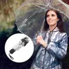 Parasol przezroczysty parasol do deszczu na każdą pogodę wielokolorową TOTE Portable metalowe składanie plecak