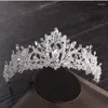 Fermagli per capelli Accessori da sposa di lusso Abito per spose europee e americane Corone Copricapo