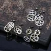 Stud Earrings Women Steampunk Antique Gear Pendant Dangle Long Hook Earring Club Jewelry K3ND