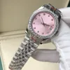 N01 Orologio da donna Designer Orologi di alta qualità 31mm 2813 Movimento automatico Acciaio inossidabile 904 Impermeabile Anello con diamanti da donna Vetro zaffiro