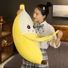 4080CM Funny Lovely Banana Stuffed Soft Pillow Sofa Cushion Baby Cute Plush Doll Kids Fruit Toys Children Birthday Gifts 240113