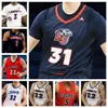 Personnalisé Joseph Venzant Liberty Flames Zander Yates Maillot de basket-ball NCAA Maillot cousu N'importe quel numéro de nom Hommes Femmes Jeunes Brodé Shiloh Robinson