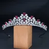 Cases 5a Zirkonia Braut Hochzeit Tiara und Halskette Ohrring Set Schmucksets für Damen Accessoires